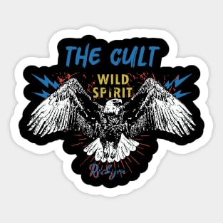 the cult wild spirit Sticker